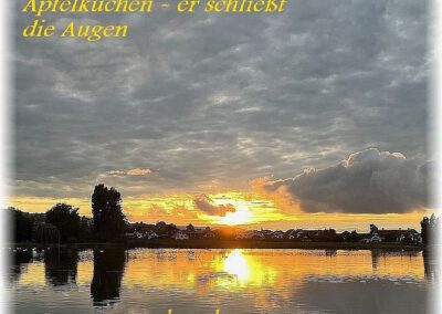 gedeckter Apfelkuchen