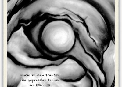 Fuchs in den Trauben