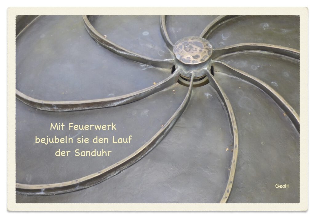 mit Feuerwerk
